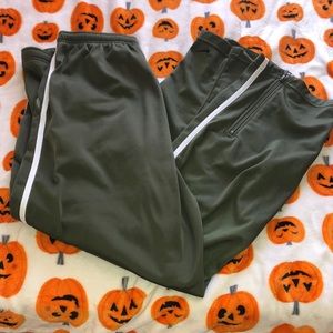 Olive green Nike pants